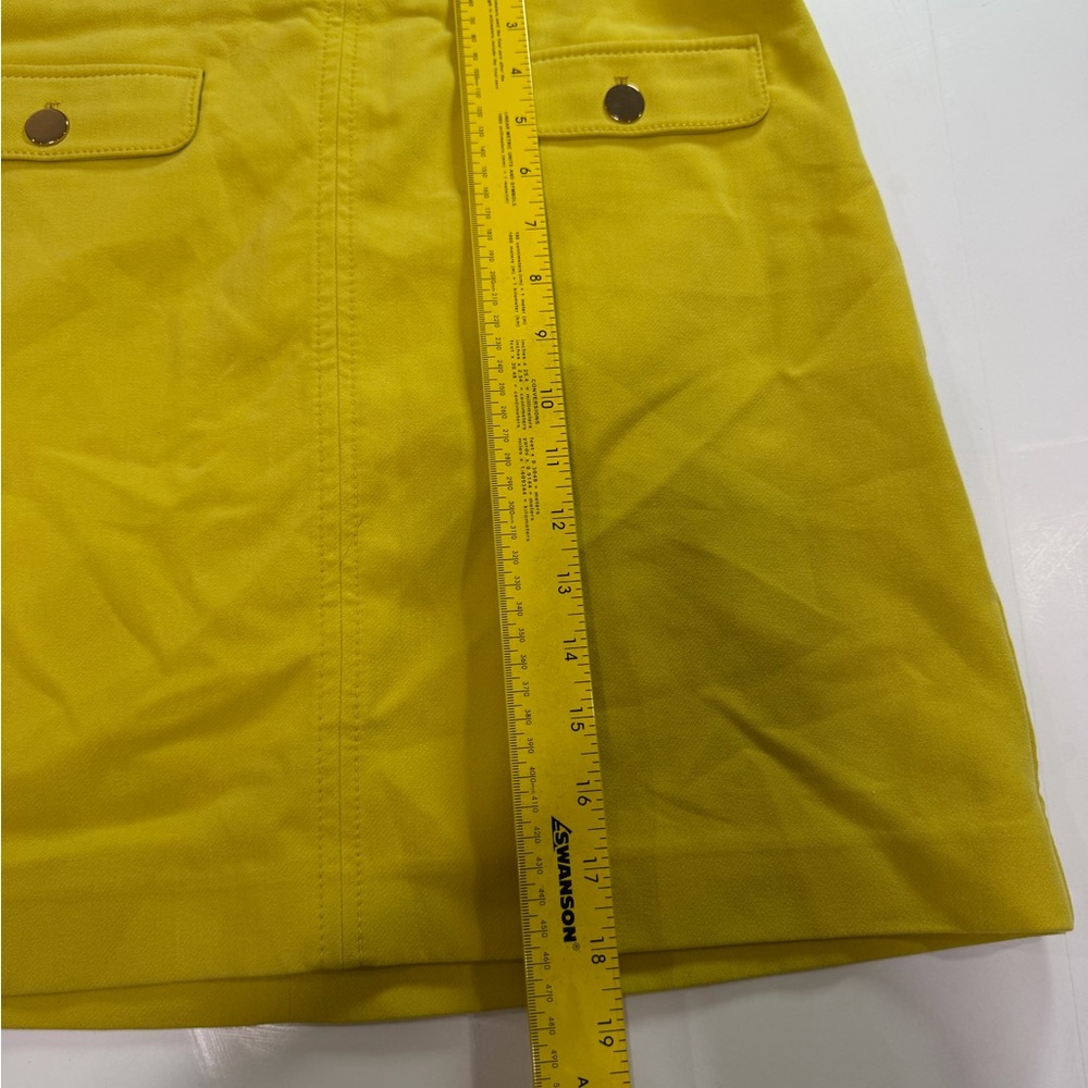 LOFT Mustard Yellow Mini Skirt - Picture 6 of 6